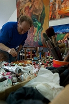 Martin Cambeis in seinem Atelier Paul Martin Cambeis | © 2009 Tobias Tschepe